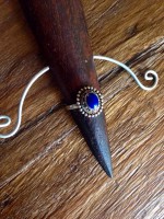 Серебрянное кольцо с Лазуритом 